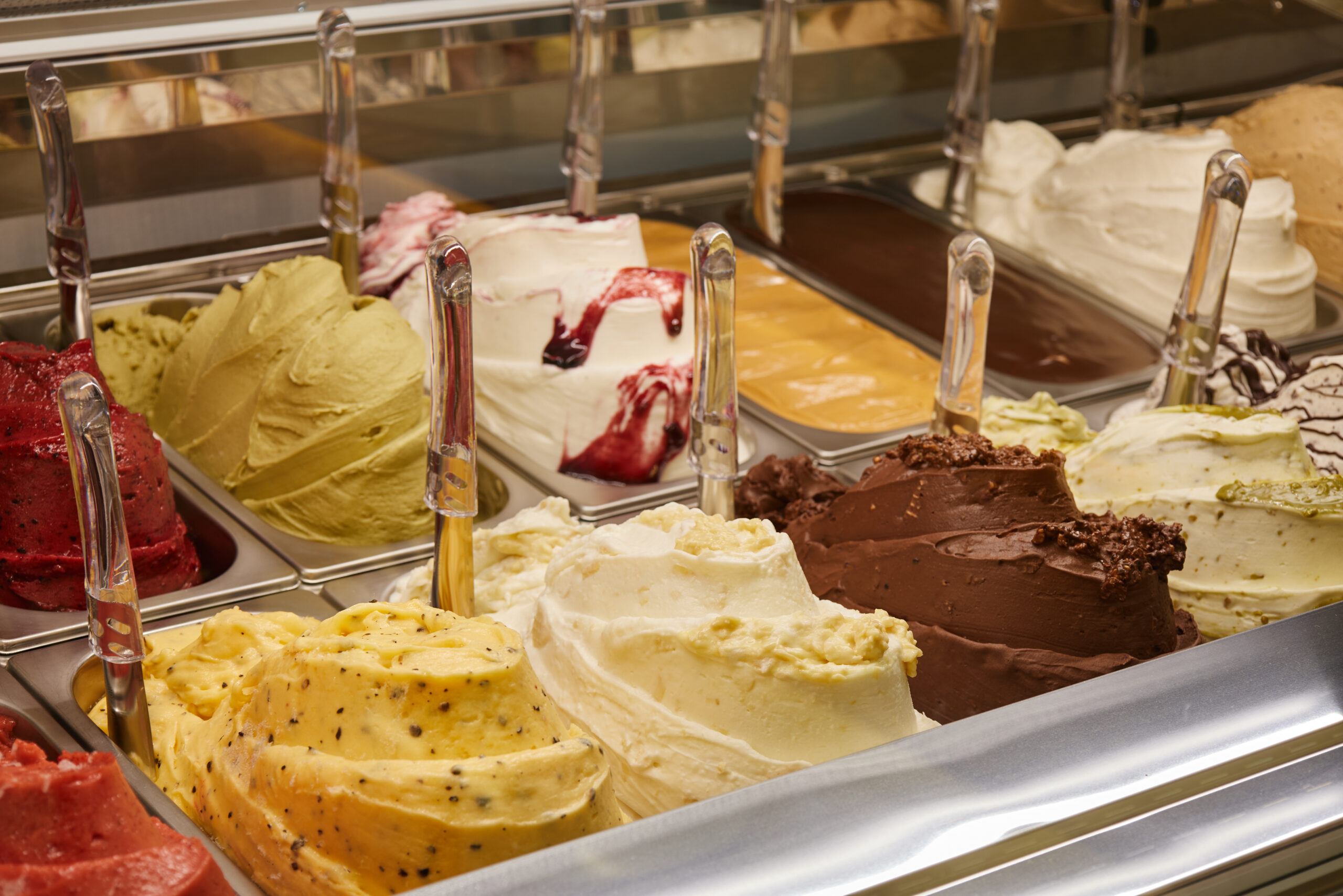 Vitrine da Gelato Brasil